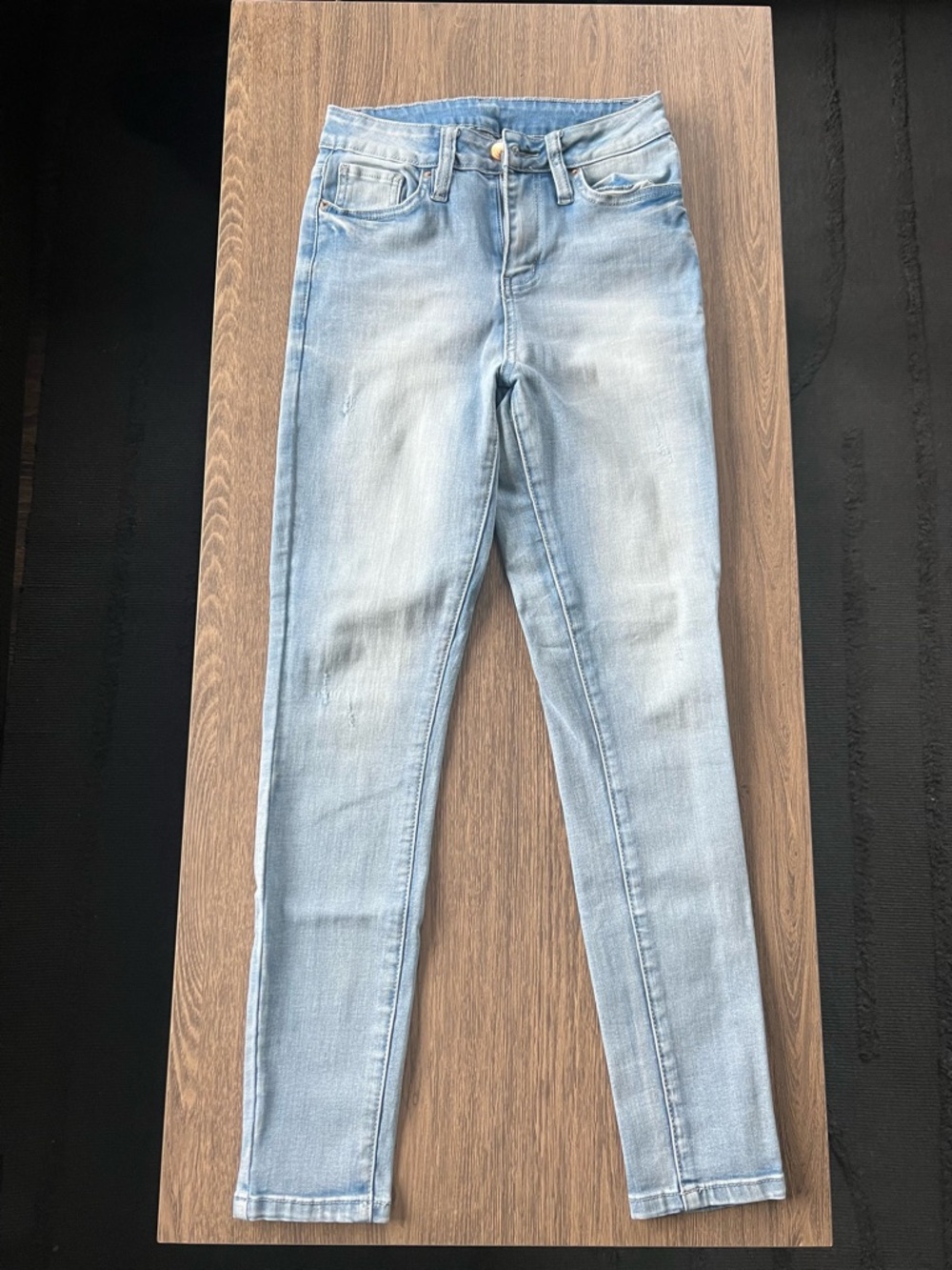 YMI Light Wash Skinny Jeans - Pale Blue